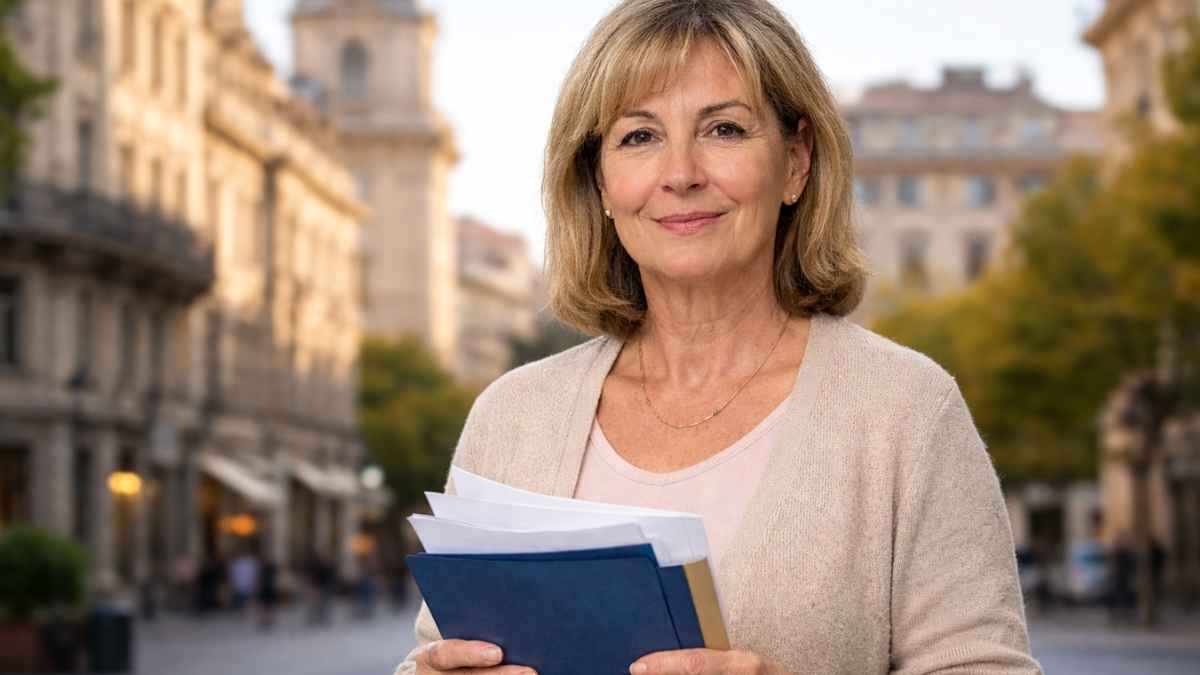 Mujer de 57 años beneficiaria de una pensión vitalicia de 600 euros al mes