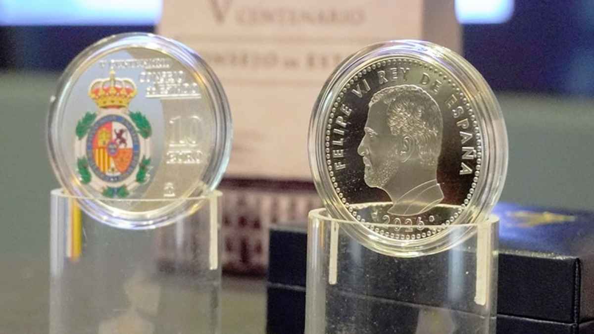 Nueva moneda española de 10 euros con tirada limitada de 4.000 unidades