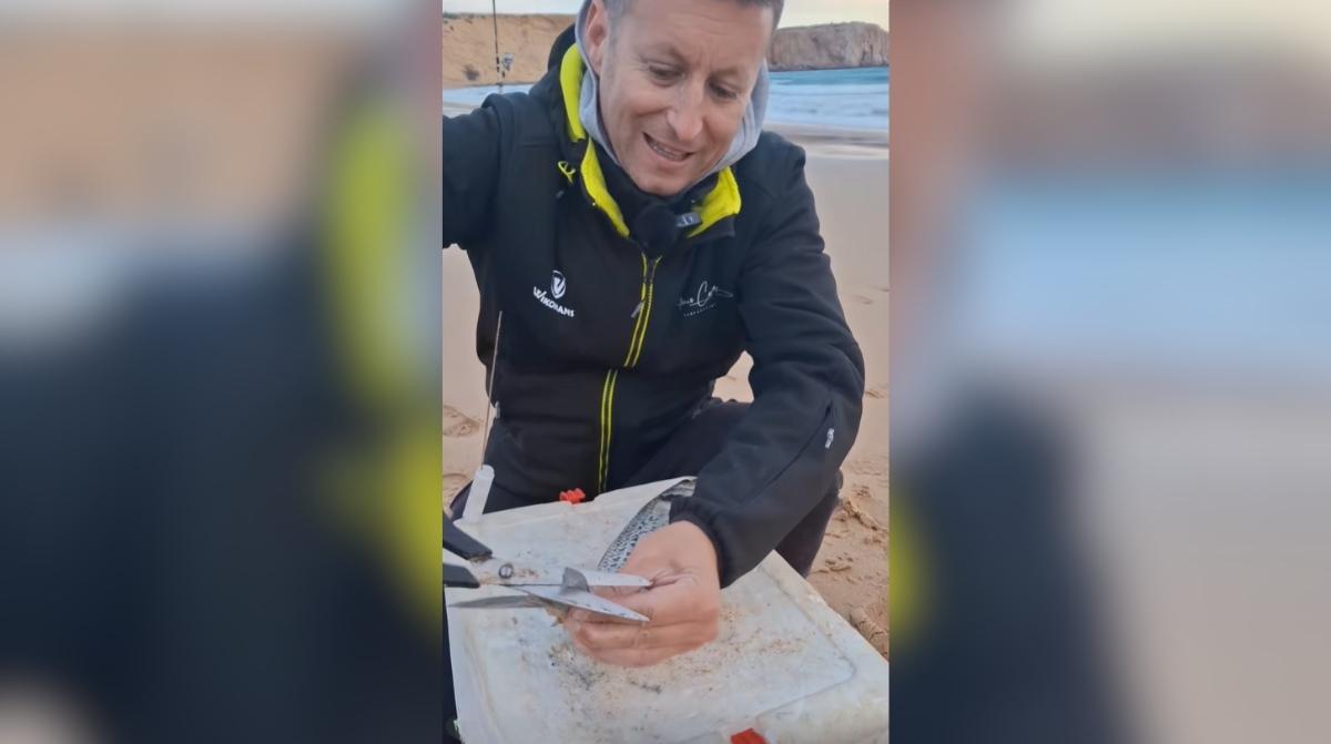 pescador cortando aleta caudal pez pesca recreativa normativa multas 3000 euros