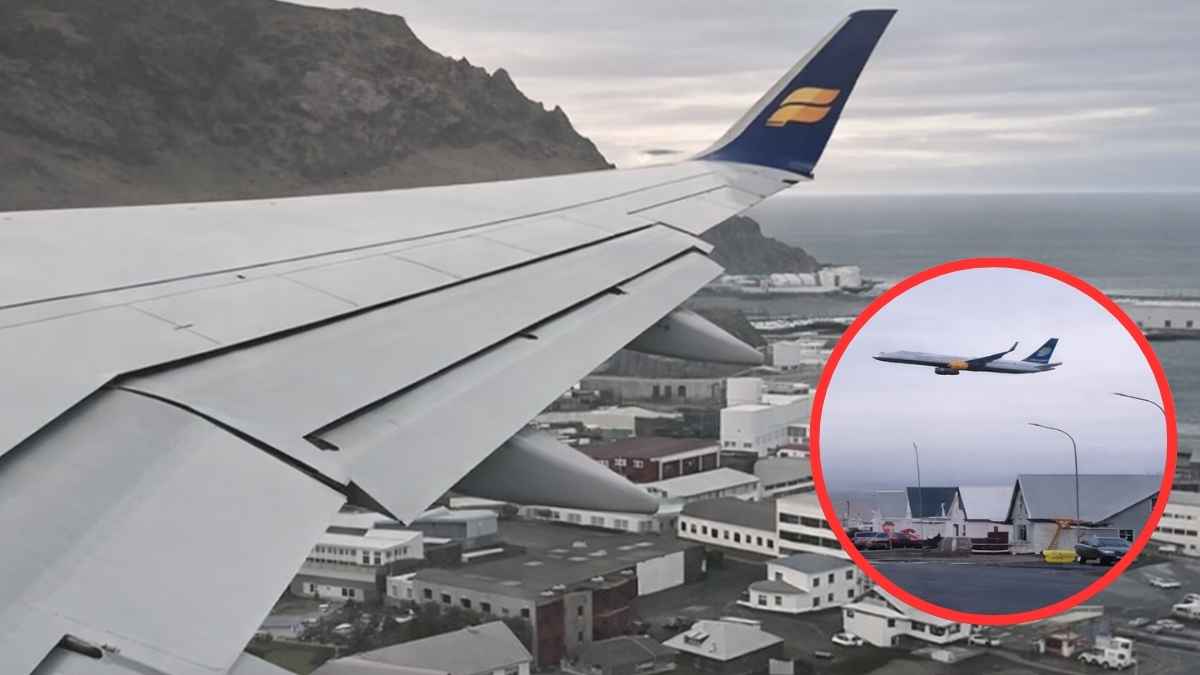 Piloto de Boeing 757 sobrevuela a baja altura su ciudad natal en Islandia durante vuelo con pasajeros