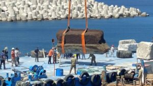 El tesoro arqueológico hallado en el Mediterráneo permite reconstruir una parte perdida de esta maravilla perdida durante más de 1.600 años