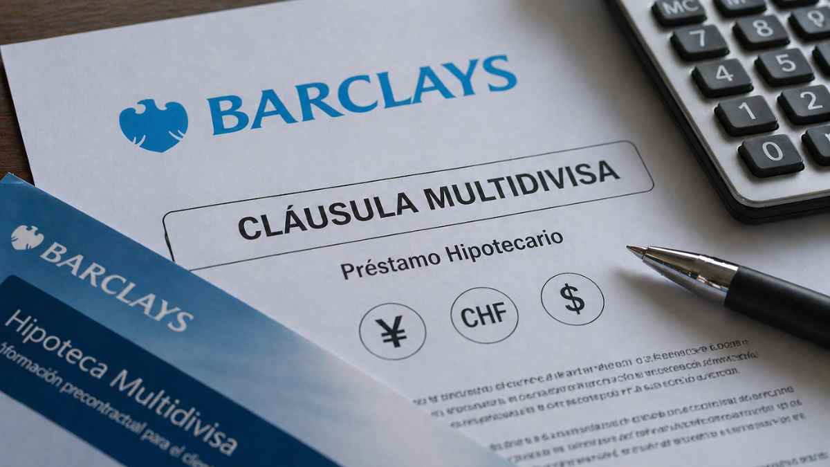 Hipoteca multidivisa de Barclays con cláusula abusiva en préstamo hipotecario en yenes y francos suizos
