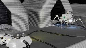 Un albañil robot con forma de araña es capaz de levantar una vivienda en 24 horas que apenas se usa en España