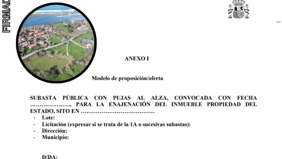 Subasta pública de Hacienda con 31 fincas y parcelas desde 45,95 euros
