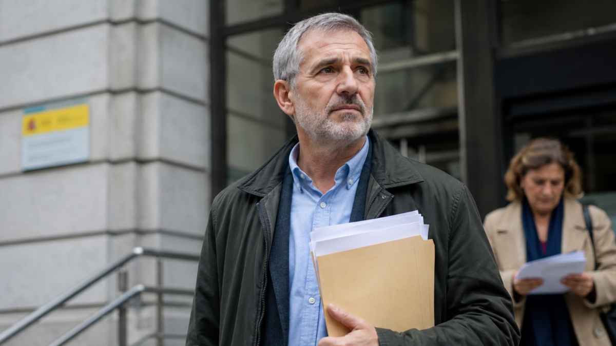 Trabajador despedido con documentos para solicitar la jubilación anticipada a los 61 años