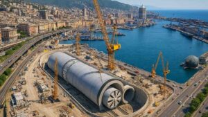 Así será el túnel submarino más grande de Europa que atravesará el puerto de esta ciudad a 45 metros de profundidad