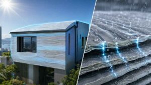 El invento inspirado en una planta para bajar la temperatura de tu casa hasta 9,5 °C y generar electricidad con la lluvia