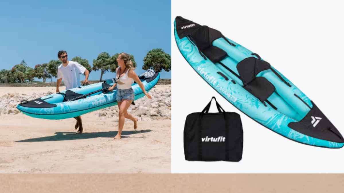 Kayak hinchable de dos plazas rebajado en Decathlon para disfrutar de actividades acuáticas este verano