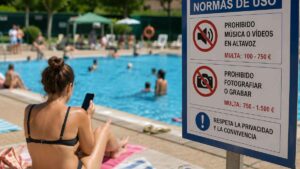 La norma que muchos desconocen sobre el móvil en la piscina pública y que puede acabar en multa de hasta 1.500 euros