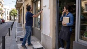 No cobra por pintar la fachada de un comercio, pero el ayuntamiento puede exigir autorización