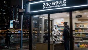 El dependiente del futuro ya tiene forma de robot humanoide y ya tienen preparada una tienda donde probarlo