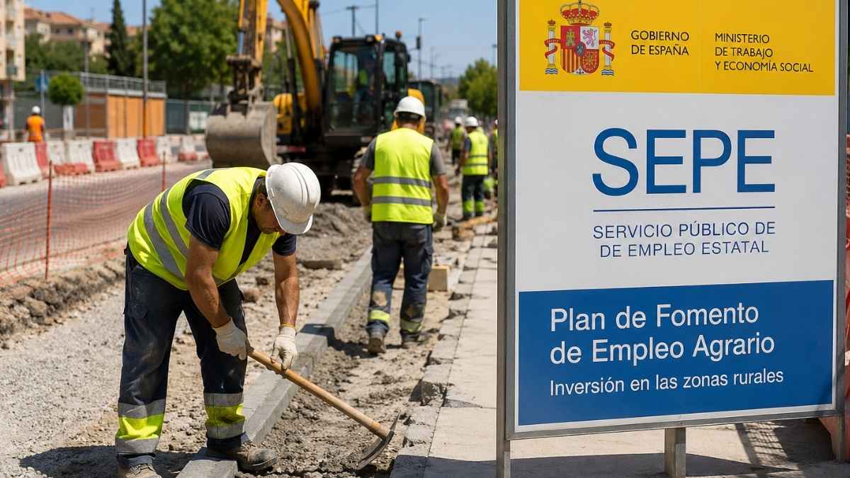 Fachada de una oficina del SEPE relacionada con las nuevas ayudas para contratar desempleados en Andalucía