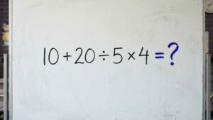 La expresión 10 + 20 ÷ 5 × 4 engaña incluso a quienes creen dominar el cálculo mental