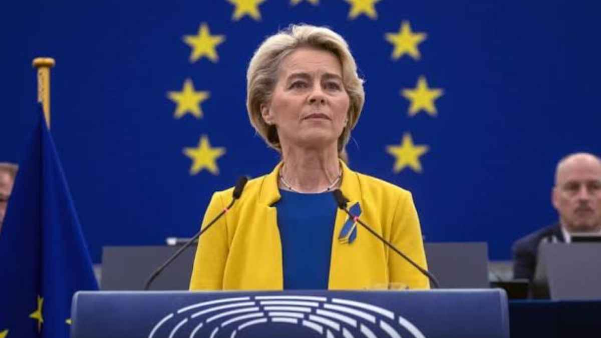 Representante de la Unión Europea durante una intervención en el Parlamento Europeo