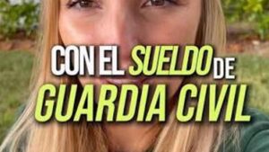 Una profesora de oposiciones explica por qué un Guardia Civil puede pasar de un sueldo base de 900 euros a cobrar más de 2.000 al mes
