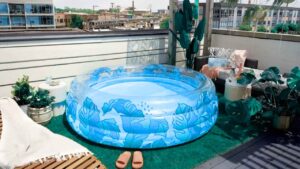 La comunidad de vecinos puede exigir que retires tu piscina hinchable de la terraza en estos casos