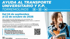 Torremolinos pagará 300 euros a universitarios y alumnos de FP que cumplan estos requisitos