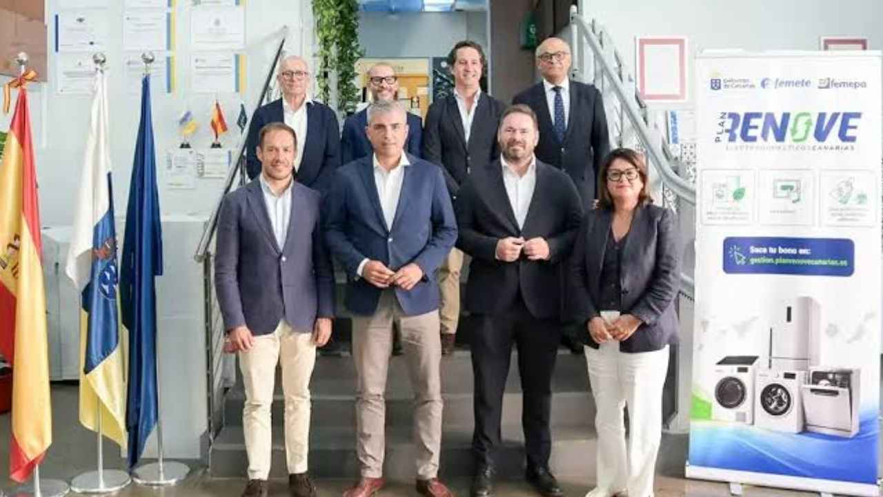 Presentación del Plan Renove de Electrodomésticos de Canarias