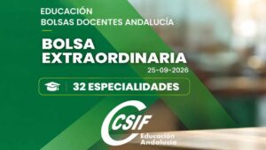 La Junta mantiene 32 bolsas para docentes con nuevas oportunidades en FP, idiomas y Secundaria