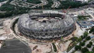 China levanta el estadio más grande de Centroamérica con 50.000 asientos y lo terminará en 2027