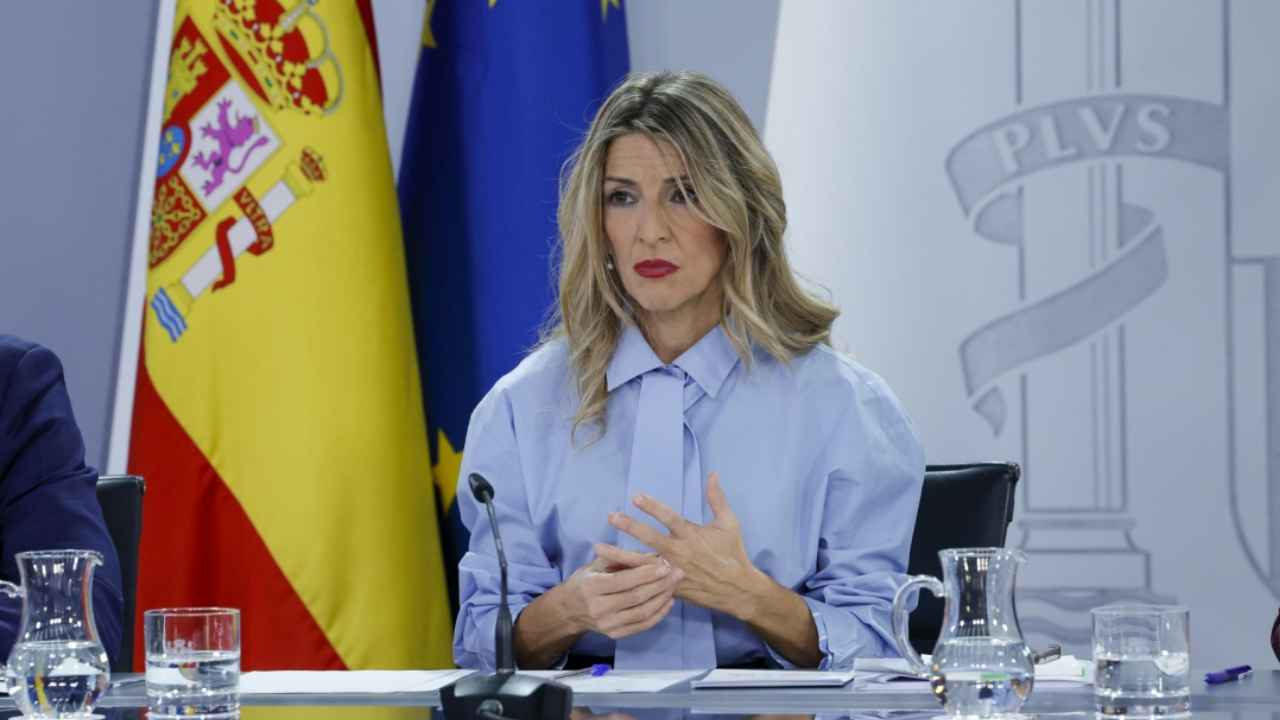 Representante del Gobierno durante la rueda de prensa posterior al Consejo de Ministros