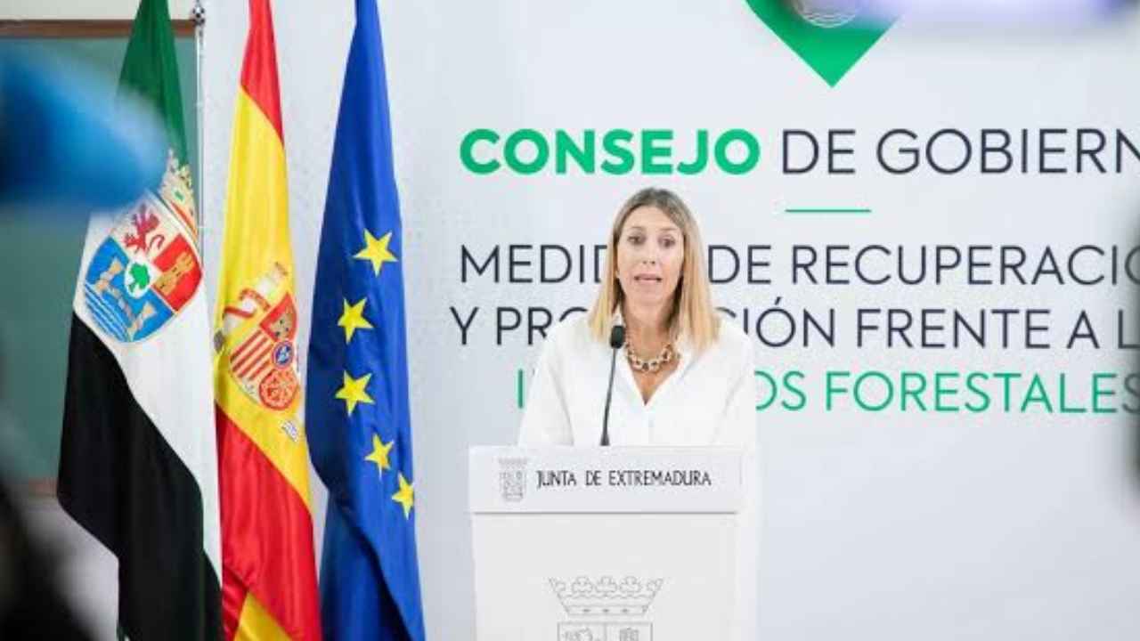 Rueda de prensa de la Junta de Extremadura durante un Consejo de Gobierno