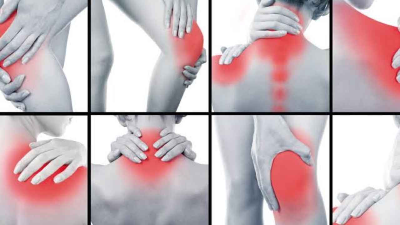 Dolor en distintas zonas del cuerpo asociado a la fibromialgia