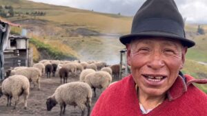 Juanito, 71 años, cuida 150 ovejas a 4.000 metros y asegura que allí vive con tranquilidad