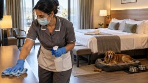 Una limpiadora alérgica a los perros pierde su demanda contra un hotel tras limpiar una habitación para mascotas