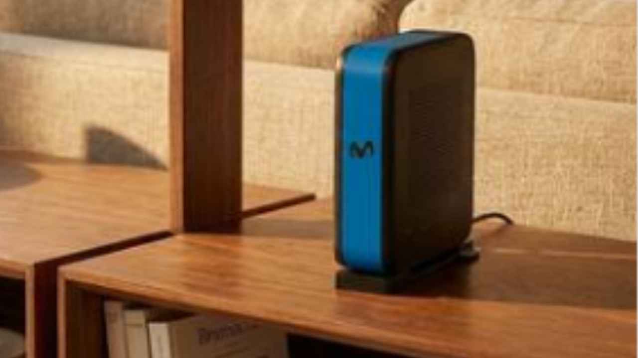 Router Movistar WiFi 7 instalado en una vivienda