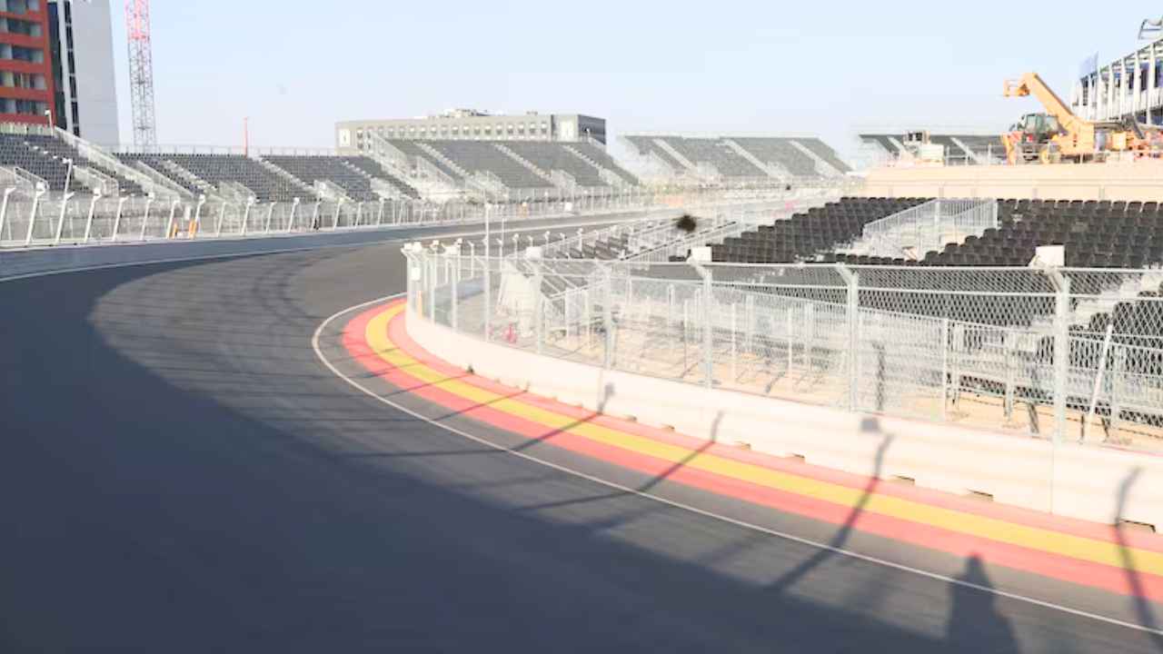 Trabajos de preparación en el circuito Madring junto a IFEMA Madrid