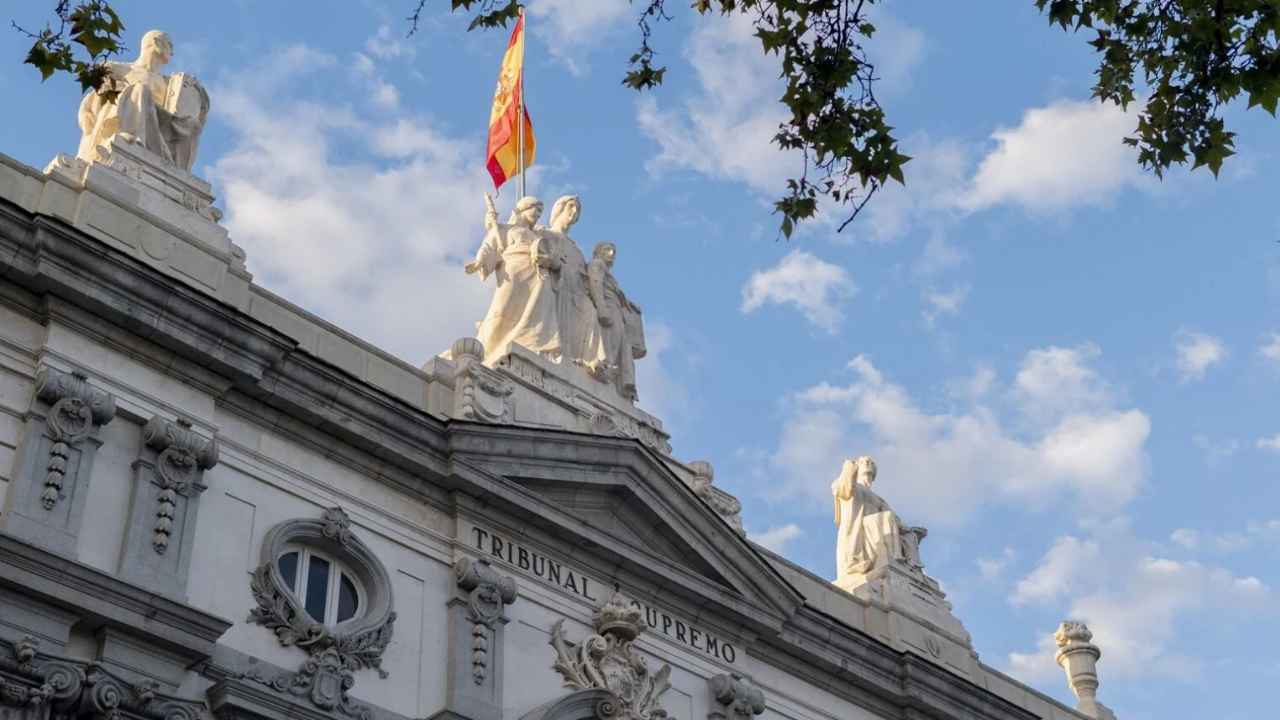 Fachada del Tribunal Supremo en Madrid, que resolvió el recurso sobre abuso de temporalidad