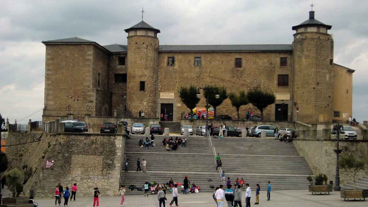 Vista del casco histórico de Candelario, en Salamanca