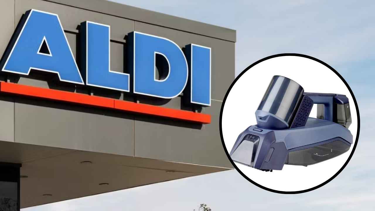 Aldi anuncia un limpiador de tapicerías por 69,99 euros para el 31 de octubre. Imagen de montaje.