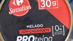 Un lote de este conocido helado de Carrefour está afectado por una alerta alimentaria para alérgicos al cacahuete