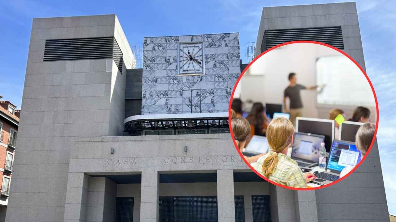 Fachada de la Casa Consistorial del Ayuntamiento de Leganés, que convoca cuatro plazas de analista/programador informático.