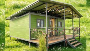 Esta casa prefabricada de Amazon con terraza por 9.274 euros requiere comprobar transporte, montaje y permisos