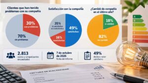 La OCU detecta problemas en las compañías de luz y gas, pero lo más llamativo es cómo reaccionan los clientes