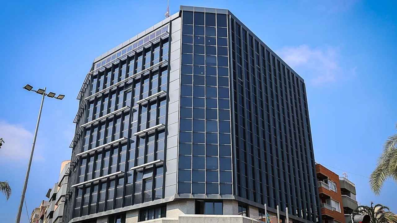 Torre de Torrent y su entorno urbano, imagen de archivo de 2020.