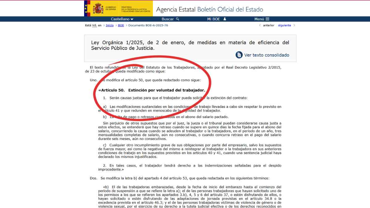 A partir de marzo de 2025 se fortalece la posición de los trabajadores: nuevas reglas sobre extinción del contrato por impago de salarios